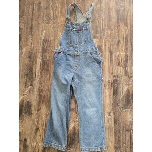 Vintage 2001 Tommy Girl Tommy Hilfiger Light Blue Denim Overalls Y2K Women's...